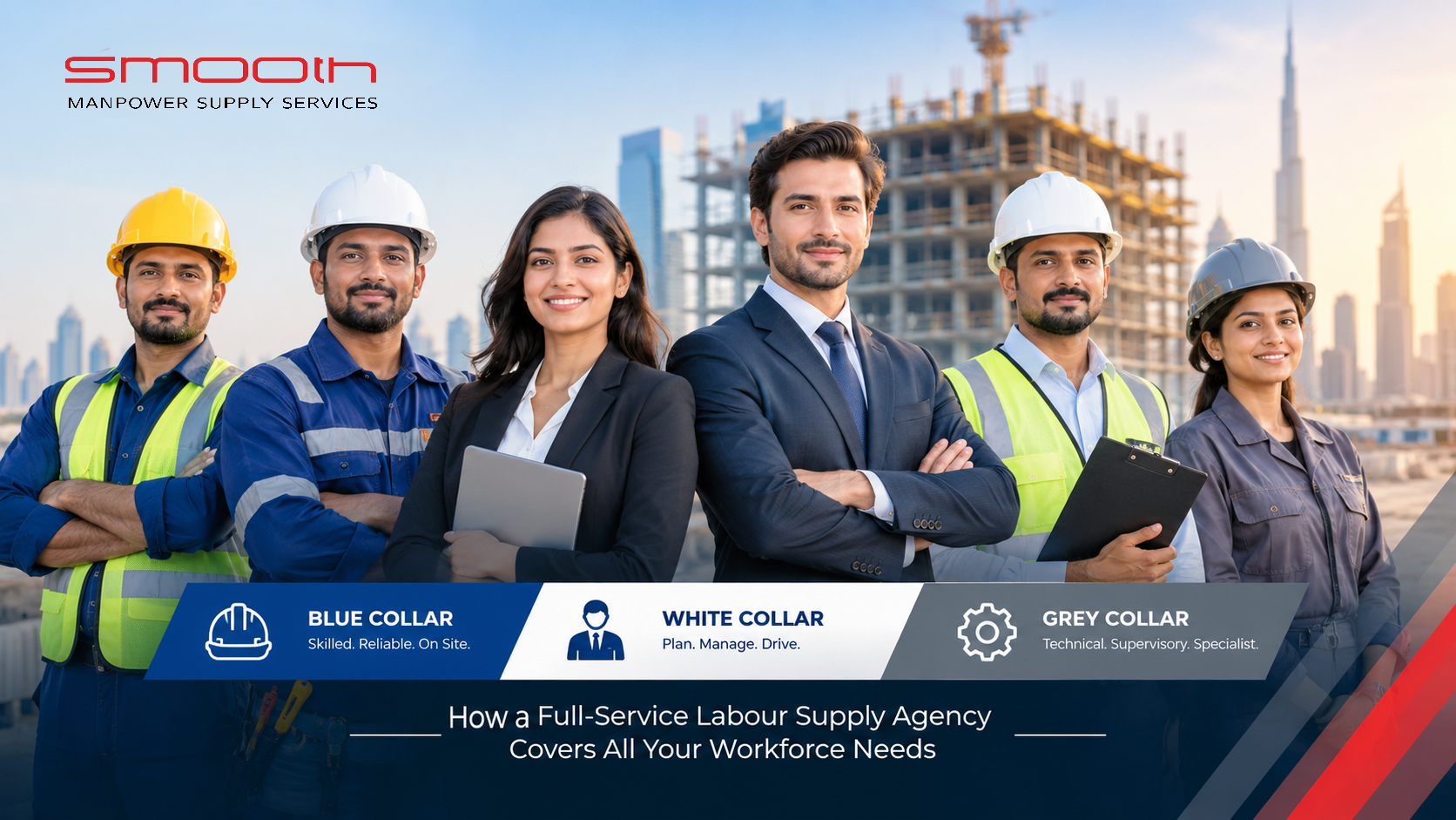 Blue Collar, White Collar, Grey Collar: How a Full-Service Labour Supply Agency Covers All Your Workforce Needs